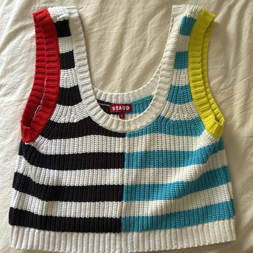 Staud knit seashore tank